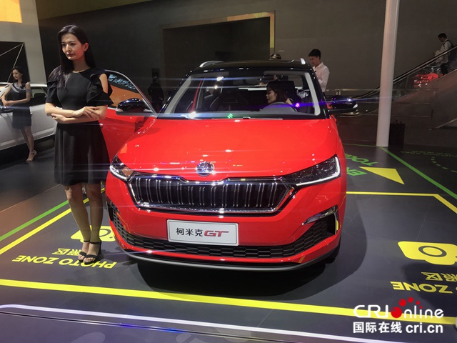 汽車頻道【廣州車展焦點圖】【廣州車展車展新聞】不走尋常路 顛覆你的認知 斯柯達柯米克GT實拍
