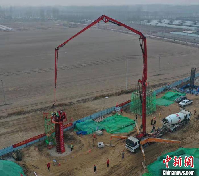 建設工地現場。中鐵北京工程局天津公司供圖